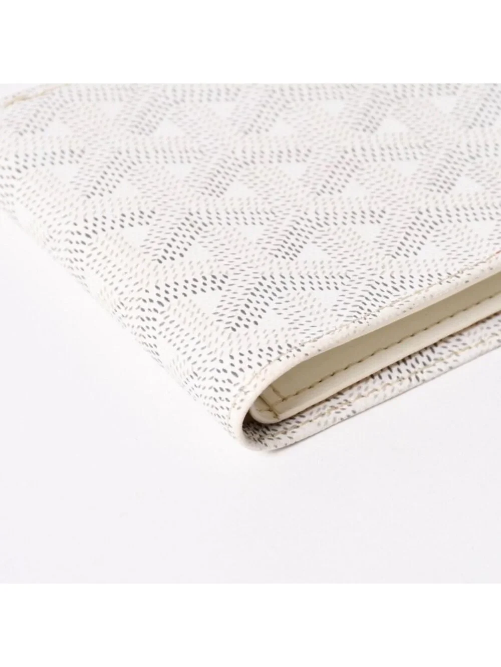 Goyard Victoire Wallet Bifold Leather White